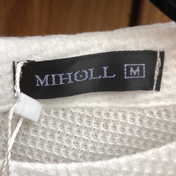 NWT! - MIHOLL Long Sleeve Lace Balloon Sleeve Top Blouse - Picture 3 of 8